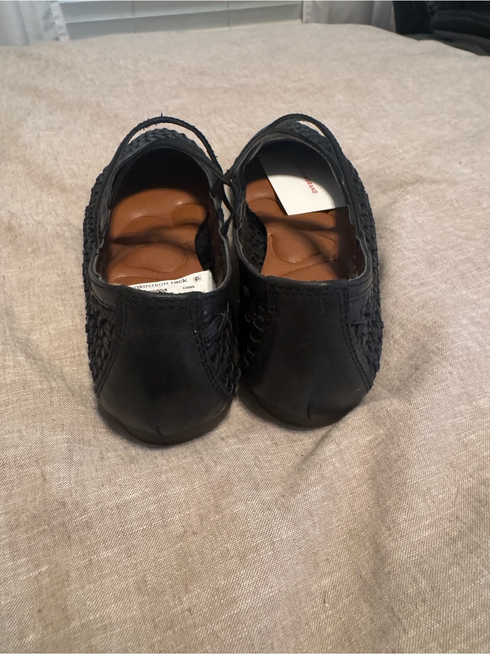 Lucky Brand Black Woven Crisscross Ballet Flats NWT! - Picture 4 of 7